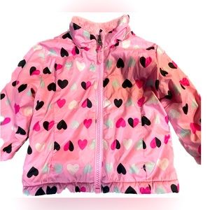 Toddler Spring Jacket with hearts size 12 months